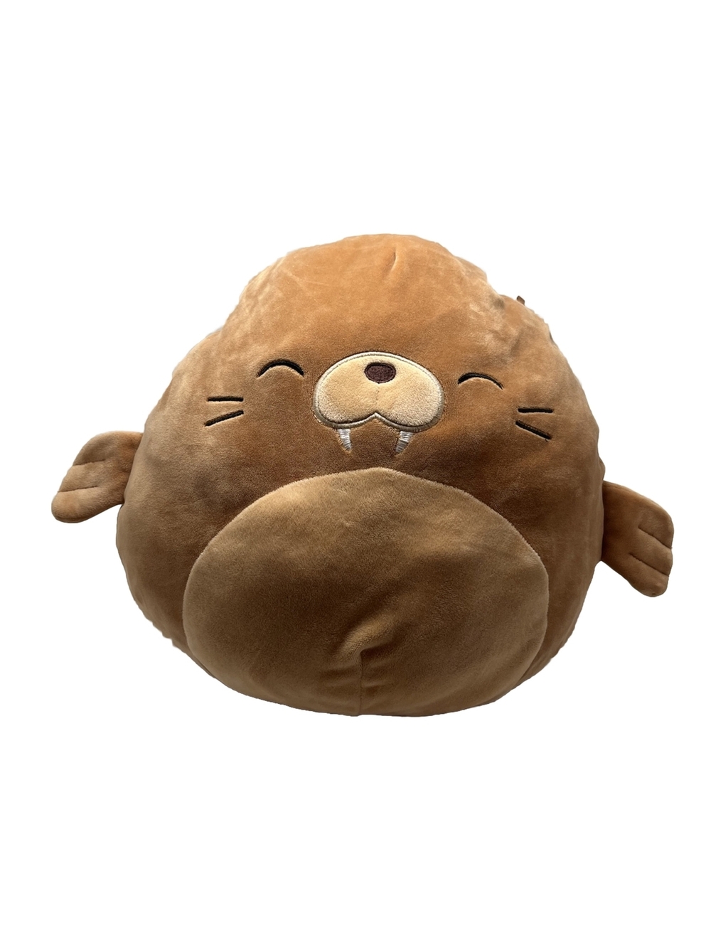 Squishmallows Bruce Walrus Plush Stuffed Animal 12in Brown